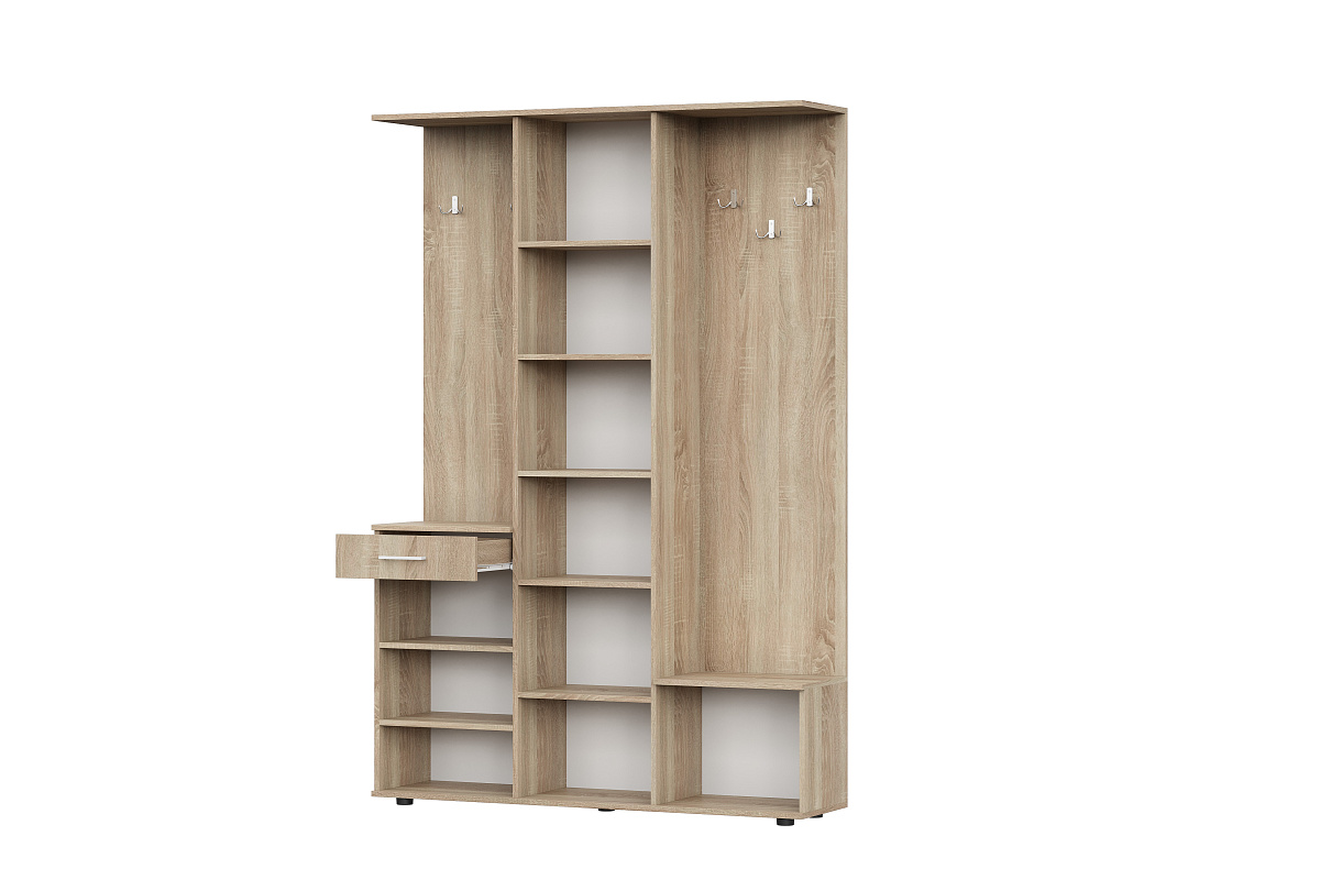 Прихожая "ПР 1" Дуб Сонома / Белый